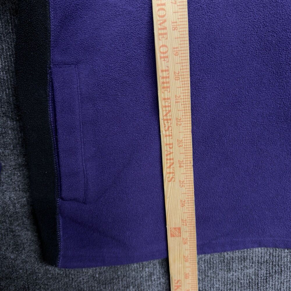 Vintage Baltimore Ravens Reebok Fleece Pullover Quarter Zip Jacket Mens XL Y2K - Picture 10 of 11
